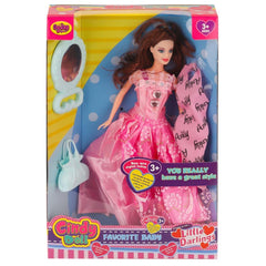 Nessiworld 02280 Anlily Dressed Doll with Mirrored Bag - Oydaş Oyuncak