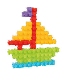 Nessiworld 03 296 Snap Blocks 224 Pieces -Pilsan Toys