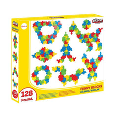 Nessiworld 03 298 Fun Blocks 128 Pieces -Pilsan Toys