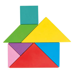 Nessiworld 03 569 Wooden Magnetic Tangram -Pilsan Toys