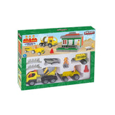 Nessiworld 03 611 Double Blocks Transmixer Set -Pilsan Toys