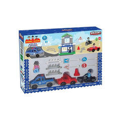 Nessiworld 03 613 Pilsan Double Blocks Traffic Control Set