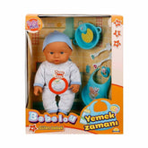 030021 Sunman, Bebelou Mealtime Sound Baby Set 35 cm / +3 years