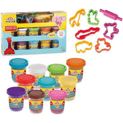 03290 Art Craft 16 piece DOUGH SET-COLORFUL / 560 gr