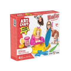 03458 HAIRDRESSER PLAY DOUGH SET