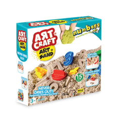 03678 500GR ARTSTAND NUMBERS SAND SET