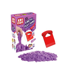 03689 Sable de jeu cinétique violet avec accessoires 500 gr - Dede