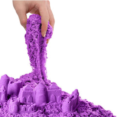 03689 Sable de jeu cinétique violet avec accessoires 500 gr - Dede