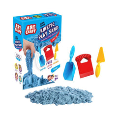 03691 BLUE KINETIC PLAY SAND WITH ACCESSORIES 1000 GR