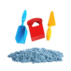 03691 BLUE KINETIC PLAY SAND WITH ACCESSORIES 1000 GR