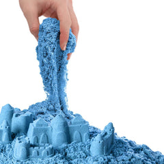 03691 BLUE KINETIC PLAY SAND WITH ACCESSORIES 1000 GR
