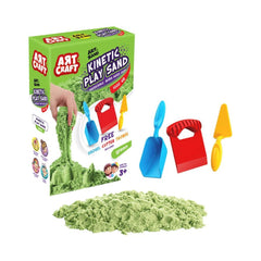 03692 GREEN KINETIC PLAY SAND WITH ACCESSORIES 1000 GR