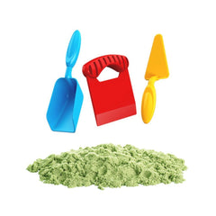 03692 GREEN KINETIC PLAY SAND WITH ACCESSORIES 1000 GR