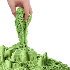 03692 GREEN KINETIC PLAY SAND WITH ACCESSORIES 1000 GR