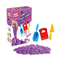 03694 PURPLE KINETIC PLAY SAND WITH ACCESSORIES 1000 GR