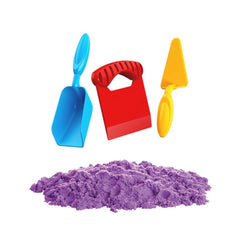 03694 PURPLE KINETIC PLAY SAND WITH ACCESSORIES 1000 GR
