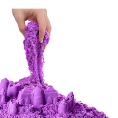03694 PURPLE KINETIC PLAY SAND WITH ACCESSORIES 1000 GR