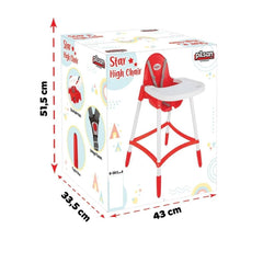 Nessiworld 07 570 Star High Chair Gray - Pilsan Toys
