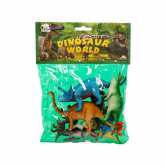 0710 World of Dinosaurs Bag Animal Play Set Medium Size