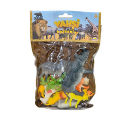 0711 Wild Animals Bag Animal Play Set Medium Size