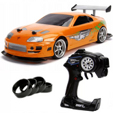 Nessiworld 1:10 Fast & Furious 1995 Remote Control Brian's Toyota Supra Drift Turbo Car