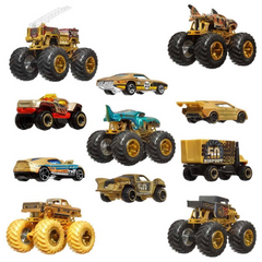 Nessiworld 1:64 Hot Wheels Monster Trucks Bigfoot Trophy Şampiyonları Araba ve Kamyonlar