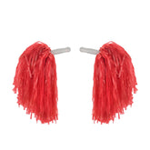 NessiWorld 1 Pair (2 Pieces) Red Color 23 April Show Pompom