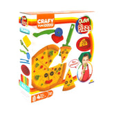 Nessiworld 1002012 Sunman, Crafy Crazy Pizza Play Dough Set 200 gr