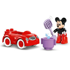 Nessiworld 10454 Lego Duplo Mickey Mousenun Kulüp Evi ve Arabası 27 parça +2 yaş