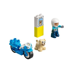 10967 Lego Duplo - Police Motorcycle 5 pieces +2 years old