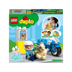 10967 Lego Duplo - Police Motorcycle 5 pieces +2 years old