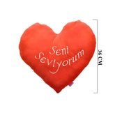 Nessiworld 1153K Heart Pillow 36x36 cm