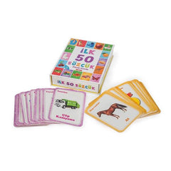 1161 Flash Cards First 50 Words - DiyToy