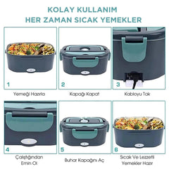 Electric Food Container 1.5 lt 60W (Carrying Bag Gift)