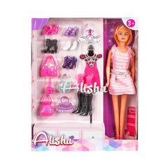 1429 SUN-RST-SIS- Alisha Baby Playset with Spare Shoes and Bag - Sunman