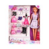 1429 SUN-RST-SIS- Alisha Baby Playset with Spare Shoes and Bag - Sunman