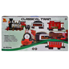 1555 Classic Train Set with Sound and Light 35 Pieces
