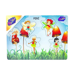 159/160 Decade, Fairy Girl with Wooden Handle