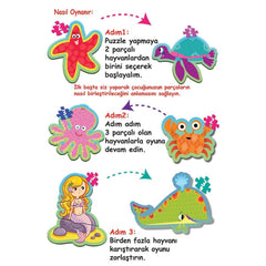1710 BABY PUZZLE MY FIRST PUZZLE SEA CREATURES