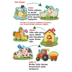 1734 Diytoy, Baby Puzzle - First Farm Puzzle