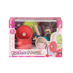 Marmite émaillée Nessiworld 1818-7A, 8 pièces, rose - Vardem Toys