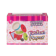 Marmite émaillée Nessiworld 1818-7A, 8 pièces, rose - Vardem Toys