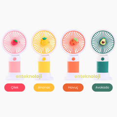 Meyve Emojili Mini El Fanı - MeanYou