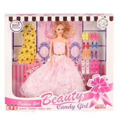Nessiworld 207 Candy Girl Doll with Shoe Set - Efe Toys