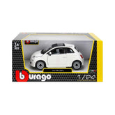22106 Burago 1:24 Fiat 500 2007 Model Car