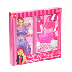 221 GM SWEET GIRL WITH WARDROBE - MARKET TROLLEY