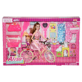 255 Efe, Alisa and Her Bike Play Set / +3 years old
