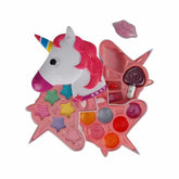 2602 Coffret de maquillage 3 couches en forme de licorne