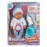 30011 Bebelou Toilet Time Sound Baby Set 35 cm - Sunman