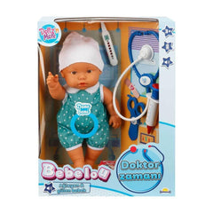 30111 Bebelou Doctor Time Sound Baby Set 35 cm - Sunman